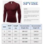 Men's Thermal Long Sleeve Compression Shirt - Wine Red