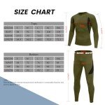 Boyzn Men's Winter Thermal Underwear Set - Army Green