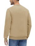 Men's Oversized Fleece Sweatshirt in Khaki