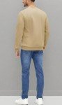 Men's Oversized Fleece Sweatshirt in Khaki