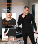 Comfortable Men's Thermal Long Sleeve Base Layer 2-Pack