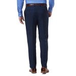Haggar Men's Comfort Dress Pants, Classic Fit, Blue