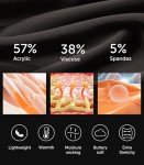 Comfortable Men's Thermal Long Sleeve Base Layer 2-Pack