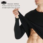 HOPLYNN Men's Thermal Underwear Set - Ultra Soft Black