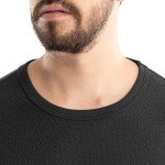 Realtree Men's Heavyweight Thermal Long Sleeve Shirt, Black