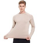 Men's Fleece Lined Long Sleeve Thermal Shirt