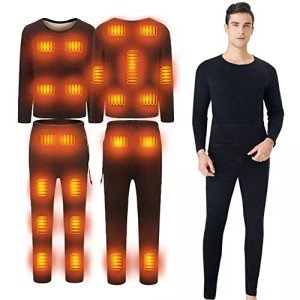 USB Heated Thermal Underwear Set for Men & Women