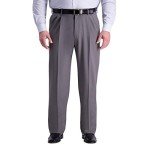 Haggar Men's Classic Fit Pleat Front Dress Pants