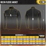 M-Tac Delta Thermal Fleece Compression Top - Black