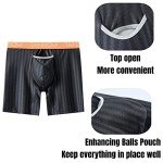 ZONBAILON Men’s 3 Pack Silk Boxer Briefs