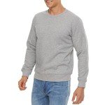 Men's Sherpa Lined Fleece Sweatshirt - Blue Gray