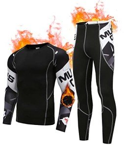 Men's Fleece Lined Thermal Compression Base Layer Set