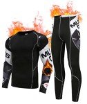 Men's Fleece Lined Thermal Compression Base Layer Set