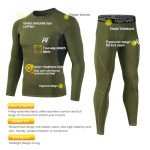Men's Thermal Underwear Set for Winter Comfort