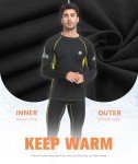 Men's Fleece Lined Thermal Underwear Set