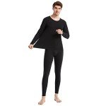 Men's Ultra Soft Thermal Base Layer Set - Black