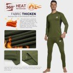 Men's Thermal Underwear Set for Winter Comfort