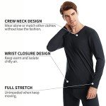 Men's Ultra Soft Thermal Base Layer Set - Black