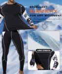 Men's Fleece Lined Thermal Compression Base Layer Set