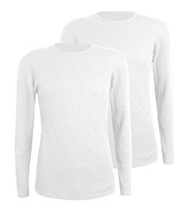 Men's 2-Pack Waffle Knit Thermal Long Sleeve Shirts