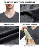 Men's Fleece-Lined Thermal Underwear Set - Dark Gray
