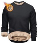 TACVASEN Men's Warm Fleece Lined Crewneck Sweatshirt