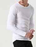 Men's 2-Pack Waffle Knit Thermal Long Sleeve Shirts