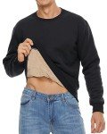 TACVASEN Men's Warm Fleece Lined Crewneck Sweatshirt