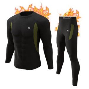 Men's Fleece Lined Thermal Long Johns Set