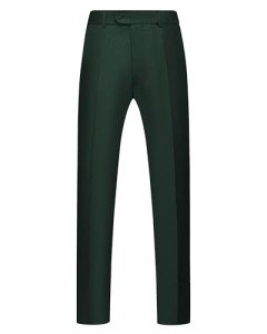 MAGE MALE Men's Dark Green Slim Fit Dress Pants