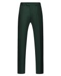 MAGE MALE Men's Dark Green Slim Fit Dress Pants