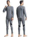 Runhit Men's Lightweight Fleece Lined Thermal Set