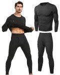 Men's Fleece Lined Thermal Long Johns Set