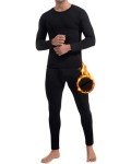 Men's Fleece Lined Thermal Long Johns Set