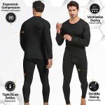 Men's Fleece Lined Thermal Long Johns Set