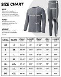 Runhit Men's Lightweight Fleece Lined Thermal Set
