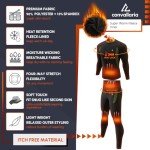 Men's Fleece Lined Thermal Long Johns Set