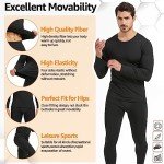 Men's Fleece Lined Thermal Long Johns Set
