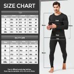 Men's Fleece Lined Thermal Long Johns Set