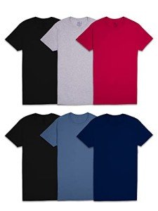Fruit of the Loom Men’s Stay Tucked T-Shirts 6-Pack