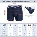 Men's Soft Bamboo Boxer Briefs - 6 Pack