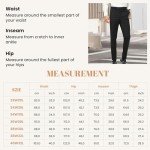 MAGE MALE Men's Dark Green Slim Fit Dress Pants
