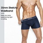 Men's Soft Bamboo Boxer Briefs - 6 Pack