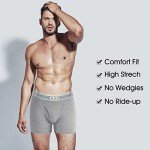 Men's Soft Bamboo Boxer Briefs - 6 Pack