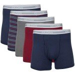 Gildan Men's Boxer Briefs 5-Pack - Blue Mix