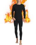 Men's Thermal Underwear Set: Lightweight Long Johns