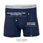 Gildan Men's Boxer Briefs 5-Pack - Blue Mix