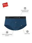 Hanes Men's 6-Pack Mid-Rise Briefs - White/Black