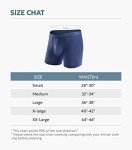 David Archy Men's Soft Bamboo Rayon Boxer Briefs 4-Pack