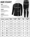 Men's Thermal Underwear Set: Lightweight Long Johns